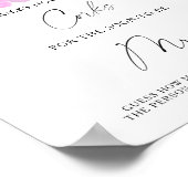 枝桜 - 何個の栓を推測 ポスター (角)