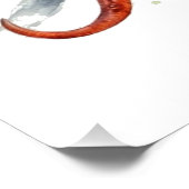 枝水色のカメレオン鮮やか色 ポスター (コーナー)