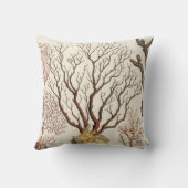 枝珊瑚の航海のなビーチの装飾の装飾用クッション クッション (裏面)