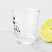 枝素朴結婚モノグラム ショットグラス (右)