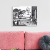 枝葉煙草違う工場 キャンバスプリント (インサイチュ (リビング))