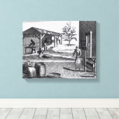 枝葉煙草違う工場 キャンバスプリント (インサイチュ (ウッドフロア))