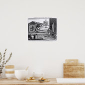 枝葉煙草違う工場 ポスター (キッチン)