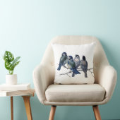 枝装飾用クッションのヴィンテージのブルーバード クッション (椅子)