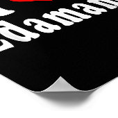 枝豆の引用文おもしろい豆日本のが大好き ポスター (角)