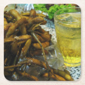 枝豆タイスタイル スクエアペーパーコースター (正面)