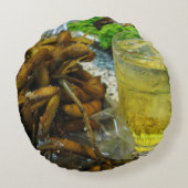 枝豆タイスタイル ラウンドクッション (裏面)