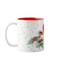 枝銀製のアクセントの水彩画の（鳥）ショウジョウコウカンチョウ