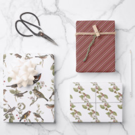 枝鳥と調整の庭 ラッピングペーパーシート