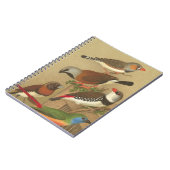 枝鳥カラフル五羽 ノートブック (左側)