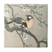 枝鳥陶瓦 タイル (正面)