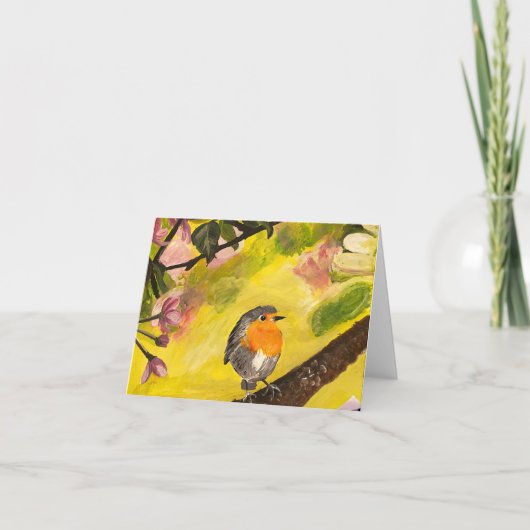 枝鳥 サンキューカード (正面)