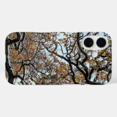 枝、オレンジ離れ色の雪 Case-Mate iPhoneケース (裏面 (横))