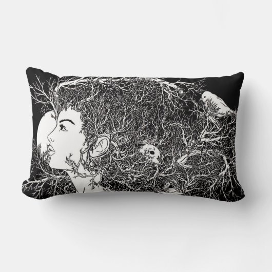 枝 ランバークッション (正面)