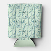 枝，竹，白，緑，葉竹 缶クーラー (正面)