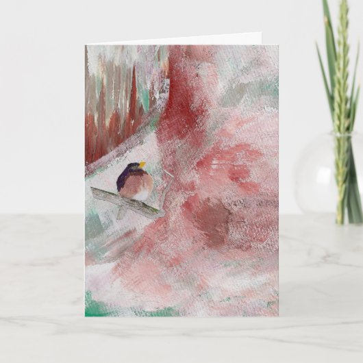 枝E6の季節的なカード鳥 シーズンカード (正面)