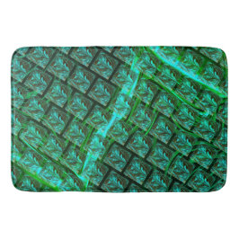 枠で囲まれた青い目、引っ掻きぼやけ、画像 バスマット