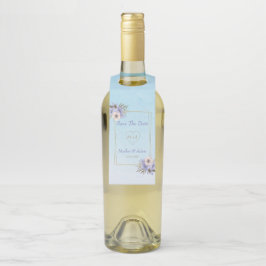 枠と花 ボトルネックタグ