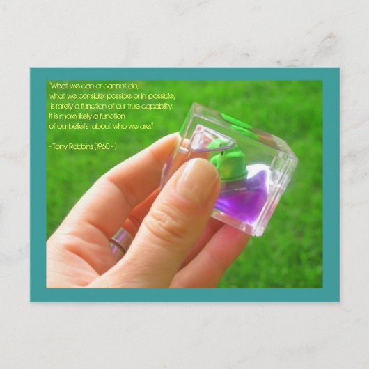 枠にとらわれずに ポストカード (正面)