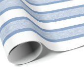 枠のストライプ付いた青/灰色 ラッピングペーパー (ロールコーナー)