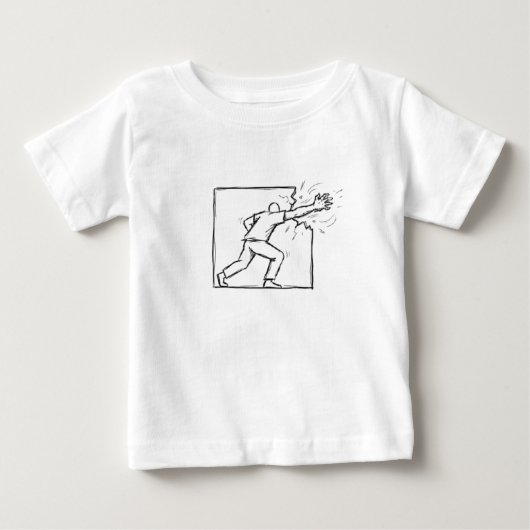 枠の外へ ベビーTシャツ (正面)