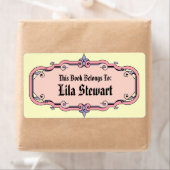 枠エレガント付き本プレート ラベル (インサイチュ)