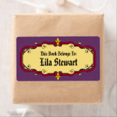 枠エレガント付き本プレート ラベル (インサイチュ)