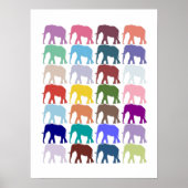 枠カラフルなしの群れ ポスター (正面)