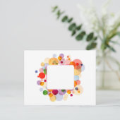 枠カラフル枠 ポストカード (スタンド正面)