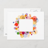 枠カラフル枠 ポストカード (正面/裏面)