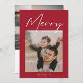 枠シンプル付き |フォトコラージュ 聖降誕祭 シーズンカード (正面/裏面)