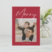 枠シンプル付き |フォトコラージュ 聖降誕祭 シーズンカード (スタンド正面)