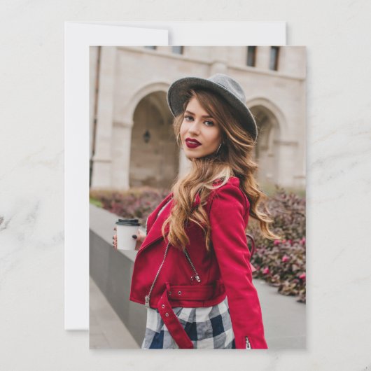 枠シンプル法学校卒業式 招待状 (裏面)