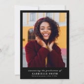 枠シンプル薬局卒業会 招待状 (裏面)