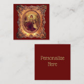 枠ビクトリアンエレガントビクトリアンの人 ノートカード (正面/裏面)