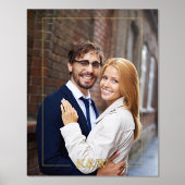 枠モダンモノグラム 箔ポスター (正面)