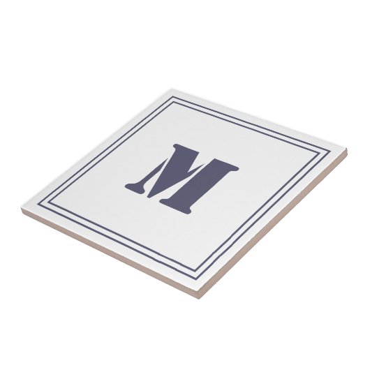 枠一枠組白タイル タイル (側面)