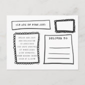 枠予測できな枠 案内ポストカード (裏面)