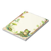 枠付きカエル3 ノートパッド (回転)