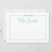 枠付きノートカスタムの色ひなパーソナライズされた形 シーズンカード (正面)