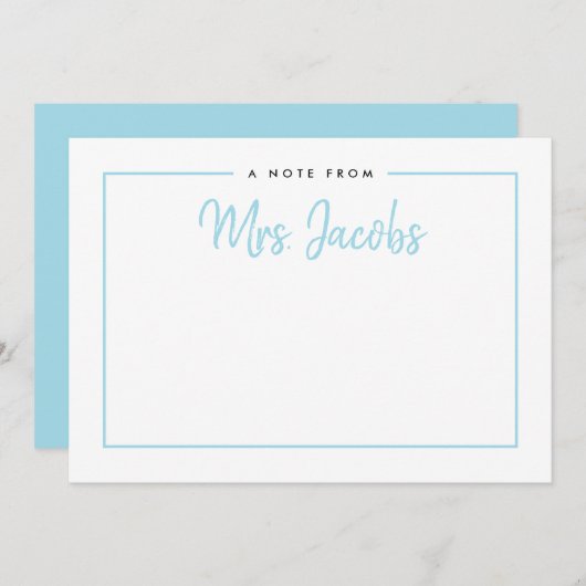 枠付きノートカスタムの色ひなパーソナライズされた形 シーズンカード (正面/裏面)