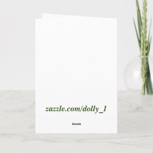 枠付きホー飾の外の姉妹と家族の木 シーズンカード (裏面)