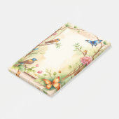 枠付き鳥と蝶2 ポストイット (アングル)