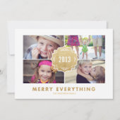 枠華美枠 |ホリデーフォトカード シーズンカード (正面)