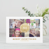 枠華美枠 |ホリデーフォトカード シーズンカード (スタンド正面)