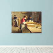 枠金箔工房のインテリア キャンバスプリント (インサイチュ (ウッドフロア))