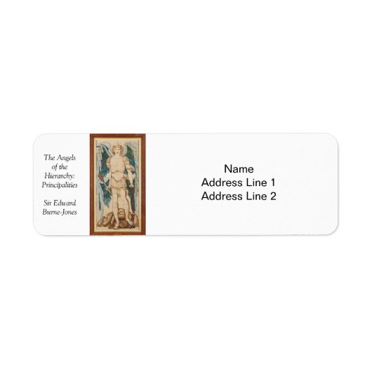 枢機卿の天使、ジョーンズ ラベル (正面)