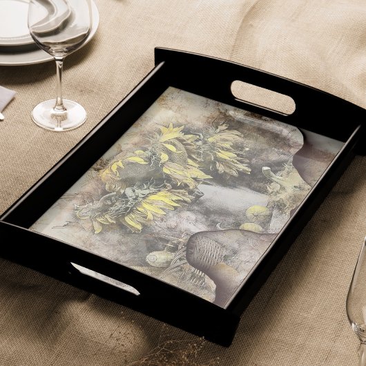 枯れたひまわり |デコペ動揺してグランジージ 薄葉紙