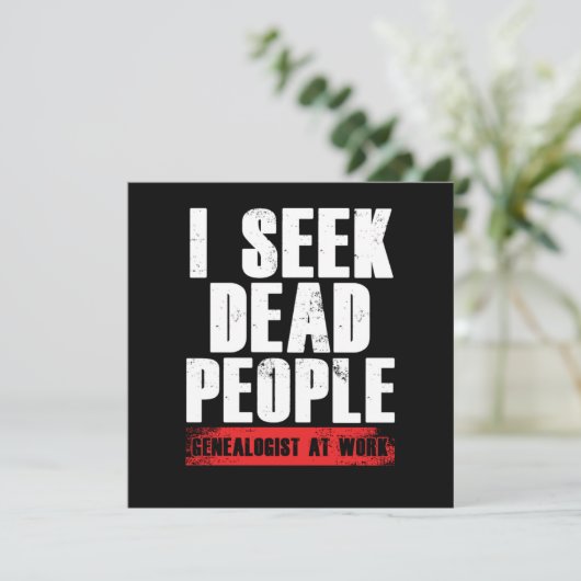 枯れた人々に系図を求める 招待状 (スタンド正面)