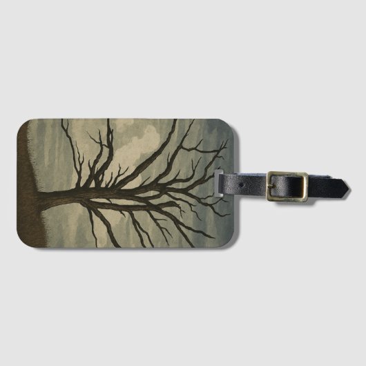 枯れた人の囁き ラゲッジタグ (正面横)